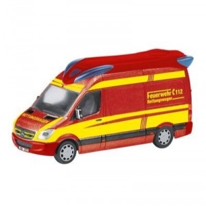 Schuco - SCHU25604 - Miniature Vehicle - Mercedes - Benz Sprinter Fire II - Feuerwehr - Scale ...