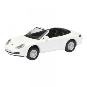 Schuco - SCHU25718 - Véhicule Miniature - Porsche 911 Cabriolet - Blanc - Echelle 1 / 87 (Schuco)