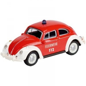 Schuco - SCHU25725 - Miniature Car - VW Beetle Fire - Scale 1 / 87