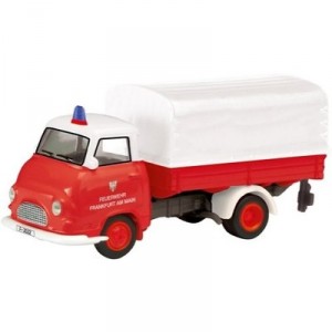 Schuco - SCHU25733 - Vehicle Miniature - Hanomag Kurier Fireman - Scale 1 / 87