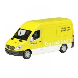 Schuco - SCHU27312 - Miniature Vehicle - Mercedes - Benz Sprinter II - PostLogistics Schweiz - Eche ...