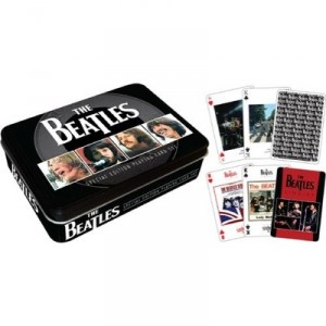 Sears NMR Distribution - The Beatles card games to play in metal box