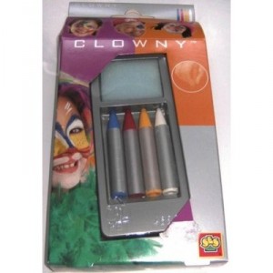 His - 09304 - Costumes and Imitations - Makeup - Crayons 4 Color ø 10 mm (His)