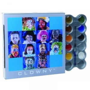 His - 09695 - Costumes and Imitations - Makeup - Aqua Palette - 10 Colors + booklet (His)