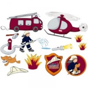 Sigikid Frido Firefighter: wall sticker