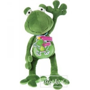 Sigikid Ma peluche ABC : Grenouille avec " F"