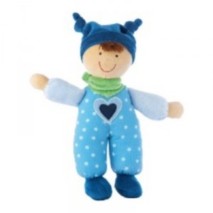 Sigikid Little Babydolly doll, blue 29 cm