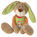 sigikid - 48083 - Petit peluche lapin Wombel Bombel - 33 cm (Import Allemagne)