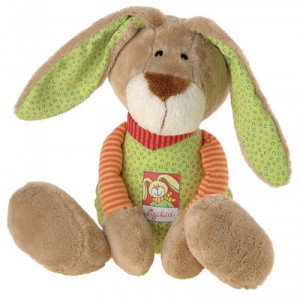 sigikid - 48083 - Small stuffed rabbit Wombel Bombela - 33 cm (Germany Import)