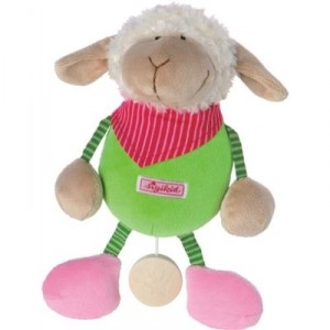 Sigikid 49310-Eveil - Plush Sheep with Music Box - 15 cm (Germany Import)