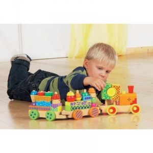 Simba Eichhorn - 100002236 - Train musical coloré avec fonction son et lumière - 28 pièces - 59 cm (Impo...