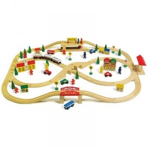 Small Foot Design Wooden Railway 101 pieces