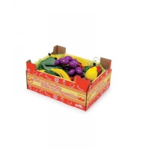 Small Foot Design Dinette wooden fruit crate of 11