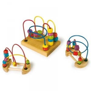 Small Foot Design Set of 3 ball machines - motor circuit wood and metal