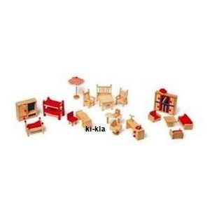 Small Foot Design Doll furniture with garden