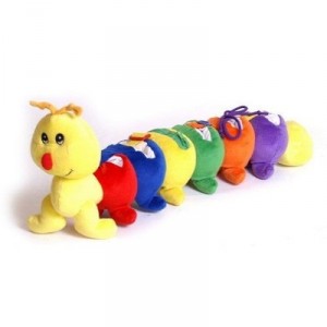 Small Foot Design centipede Plush fabric with pockets and "feel" different