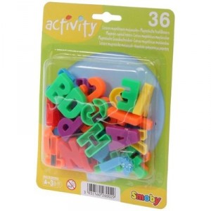 Smoby - 28002 - Educational - 36 Magnetic Uppercase Letters (Smoby Interactive)