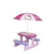 Smoby Interactive Smoby - 310164 - Jeu de Plein Air - Table Picnic Hello Kitty + Parasol