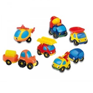 Vroom Planet - Set 8 Mini cars (Smoby Interactive)