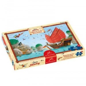 Captain Sharky Spiegelburg Puzzle - Rescue of the cave in the cliff