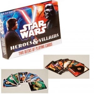 Star Manufacturing International Star Wars - 107936134101 - 2 Jeux De 54 Cartes - Heroes and Villains