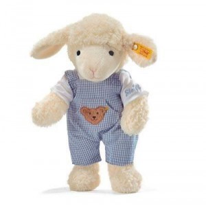 Steiff Lamb sleep well, blue, 28 cm