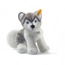 Steiff Bernie le Husky, gris/blanc, 25 cm.