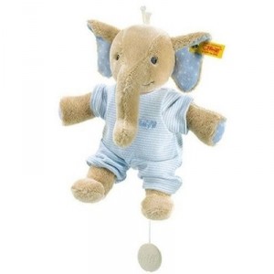 Steiff Elephant Trampili with music box