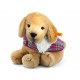 Steiff Golden Retriever chiot Yellow avéc couverture carreau