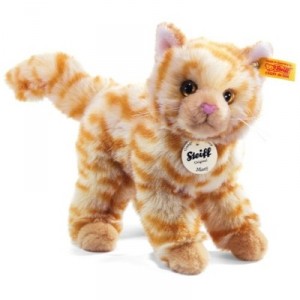 Steiff Mizzy cat, speckled red, 22 cm