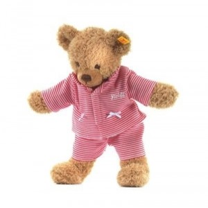 Steiff bears sleep well, red, 28 cm