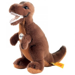 Steiff Rex the Tyrannosaurus, dark brown, 24 cm