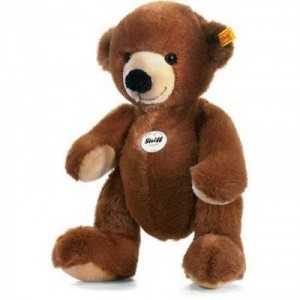 Steiff - 12709 - Emil Teddy Bear - 32 cm - dark brown (Germany Import)