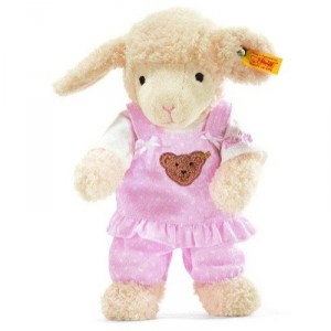 Steiff - 237416 - Agneau en peluche "Fais de beaux rêves" - 28 cm - rose (Import Allemagne)