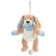 Steiff 238017 - Peluche Chien bonne nuit avec boîte à  musique Bleu (Import Allemagne)