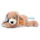 Steiff - 238048 - Chien en peluche "Bonne nuit" - 28 cm - beige / bleu - couché (Import Allemagne)