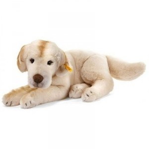 Steiff - 79443 - Chien en peluche Luca - Labrador - 45 cm - blond (Import Allemagne)