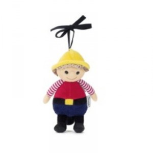 Sterntaler Mini Music Box Florian Firefighter, 18 cm