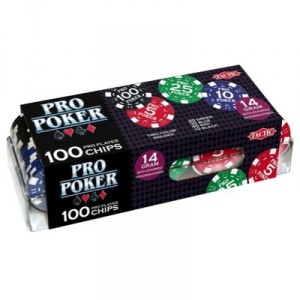 Tactic - 03130 - Poker - ProPoker: Chips With Value 14 100 G (Tactic)