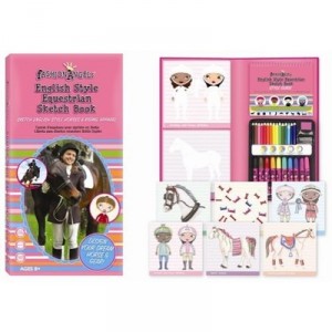 The Bead Shop Fashion Angels Sketchbook - Equestrian (English Version)