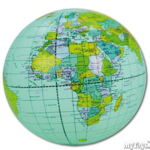 The Toy Company Beach Ball Globe