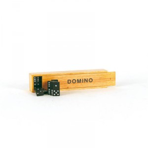 The Toy Company Boîte de dominos en bois