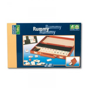 The Toy Company NATURAL GAMES - Jeu de société "Rummy im Koffer" - Langue : allemand (Import Allemagne)