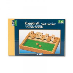 The Toy Company - 36025 - Wooden Games - Shut The Box (Import Germany)