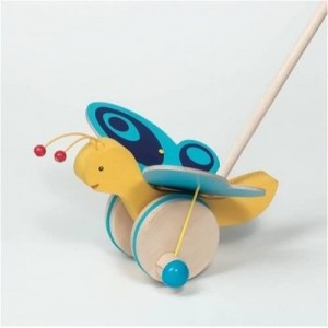 Toys Pure goki 54995 - Push Butterfly I