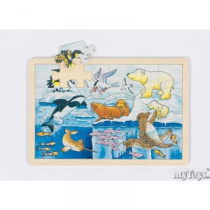 Toys Pure Puzzle à cadre - Animaux polaires