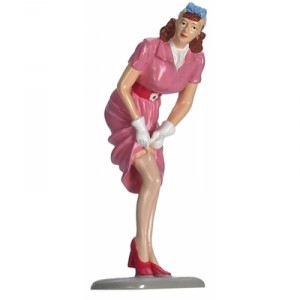 Motorhead Miniatures - 339 - Figurine Collection - Pin-Up Trixie - Pink - Scale 1 / 18