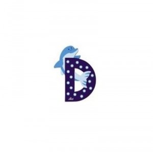 Trudi Sevi - 81604 - Toy Wooden - Letter D Dolphin