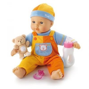 Trudi Sevi - 64127 - Doll with Bib - Bear - 50 cm