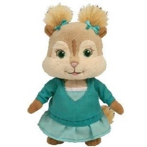 TY Alvin and the Chipmunks ~ Eleanor Plush 17cm